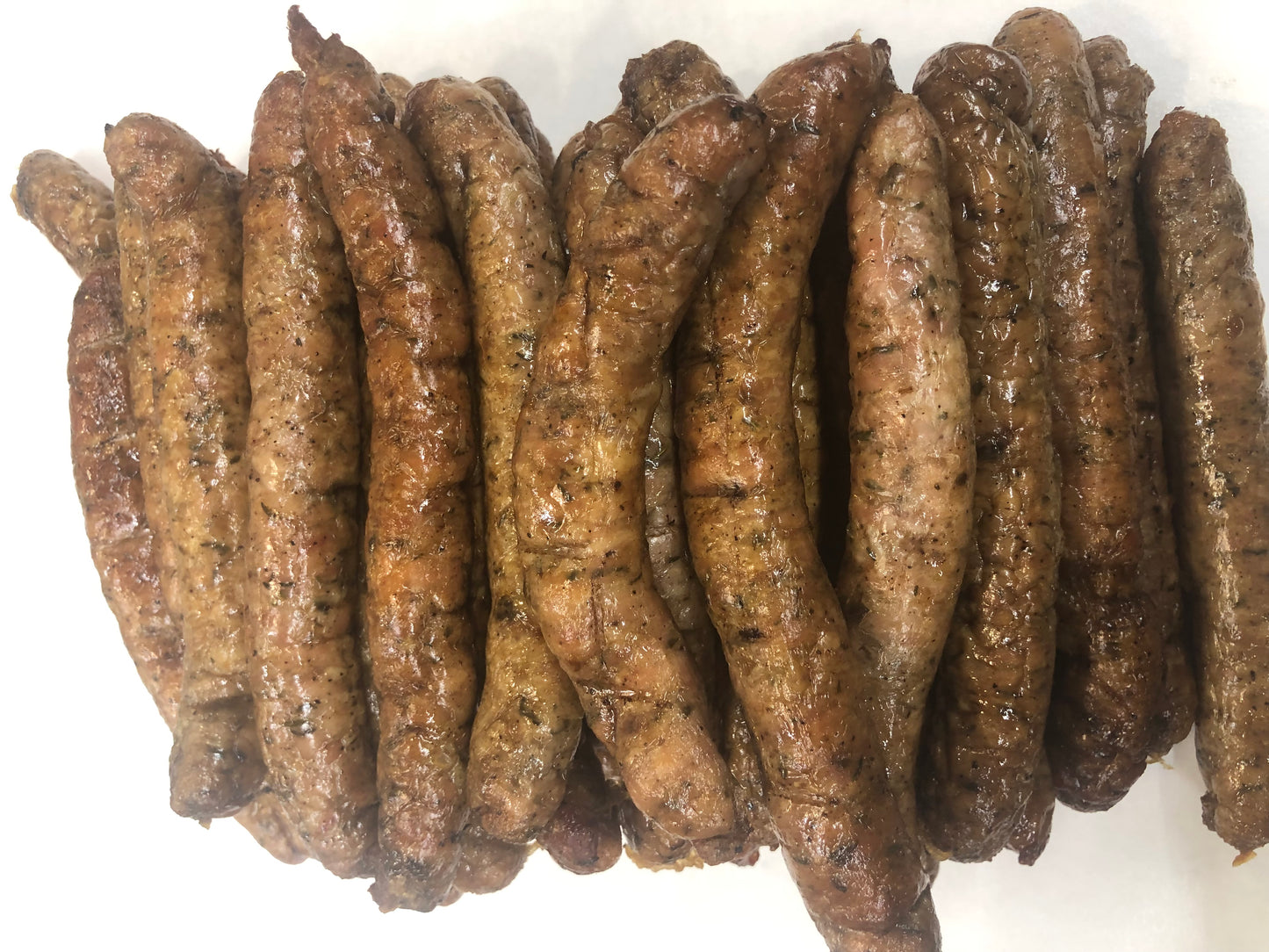 Saucisses fumées - Poulet - 17€/kg